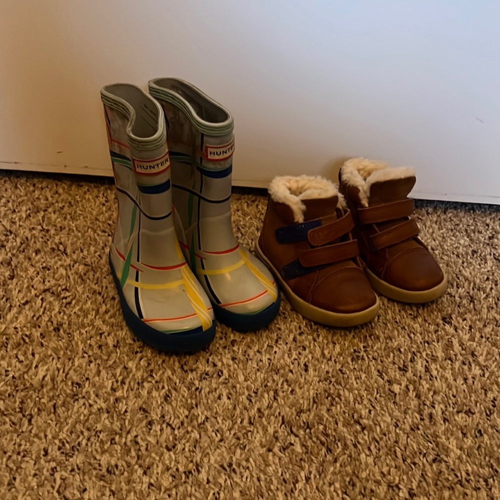 Size 7 toddler boys boot bundle